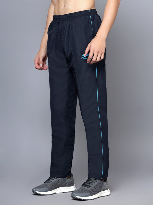 Smart Track Pant |T.Z Material| Navy Cyan