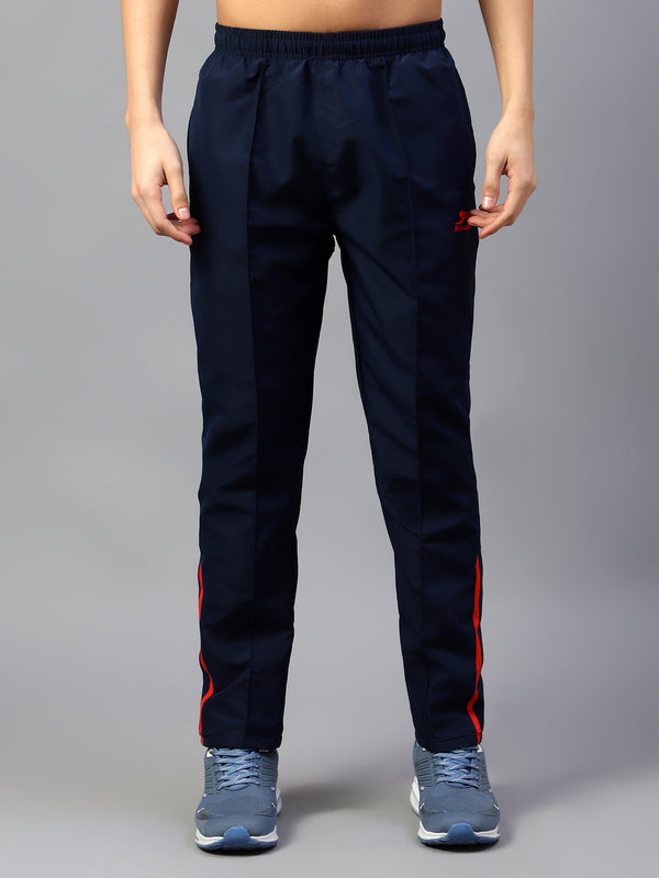 Classic Track Pants |Polyester| Navy Red
