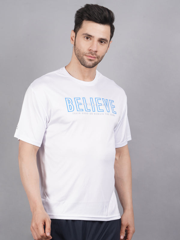 T Shirt |Believe in Yourself|White|