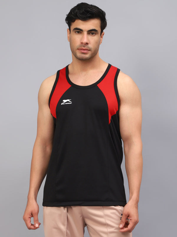 Gym Vest | Black Red