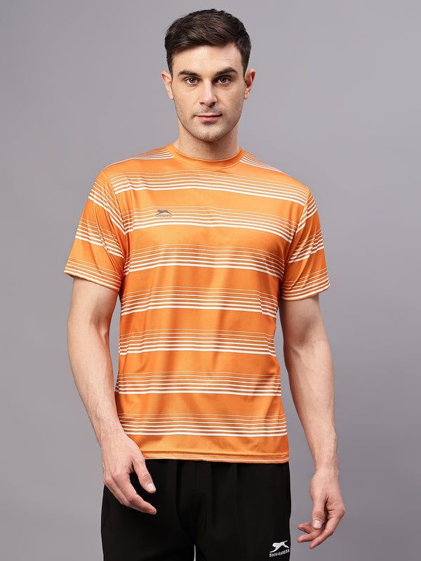 T Shirt |Speed Striper|Orange White