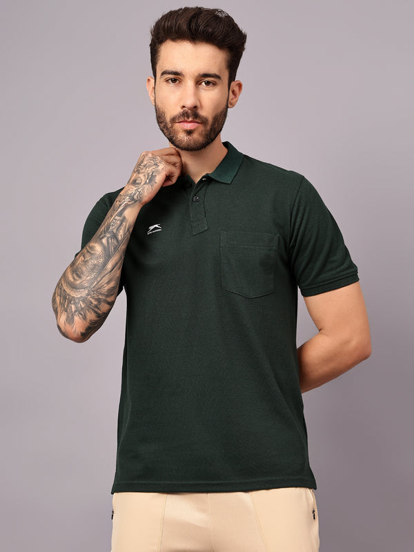 T Shirt|P.K Net|Dark Green|