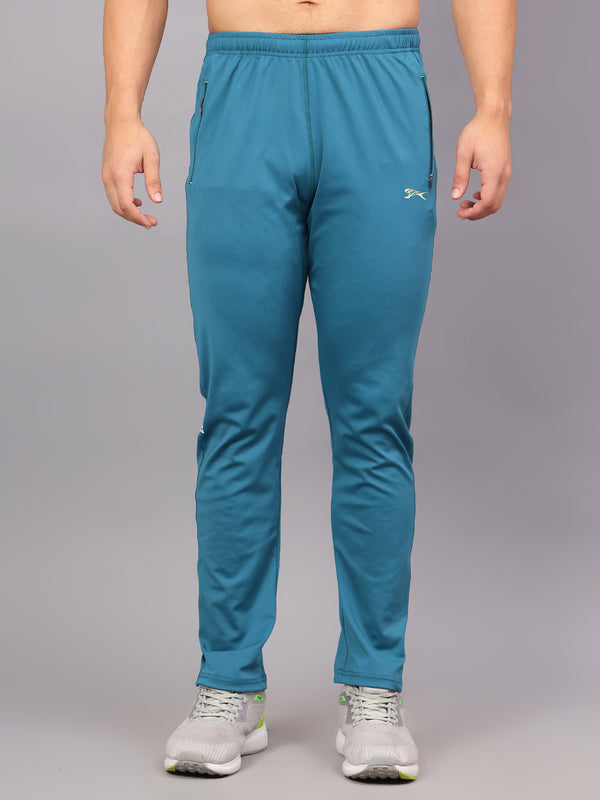 Stretchable Track Pants |Polyester| Airforce