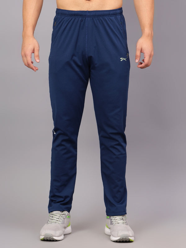 Stretchable Track Pants |Polyester| Navy