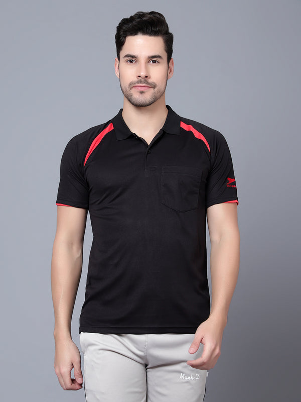 T Shirt|Nirmal Net|Black Red