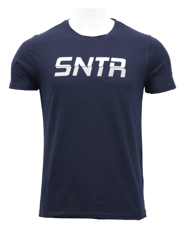 Round Neck T-shirt for Men's in PC Lycra Fabric,Navy