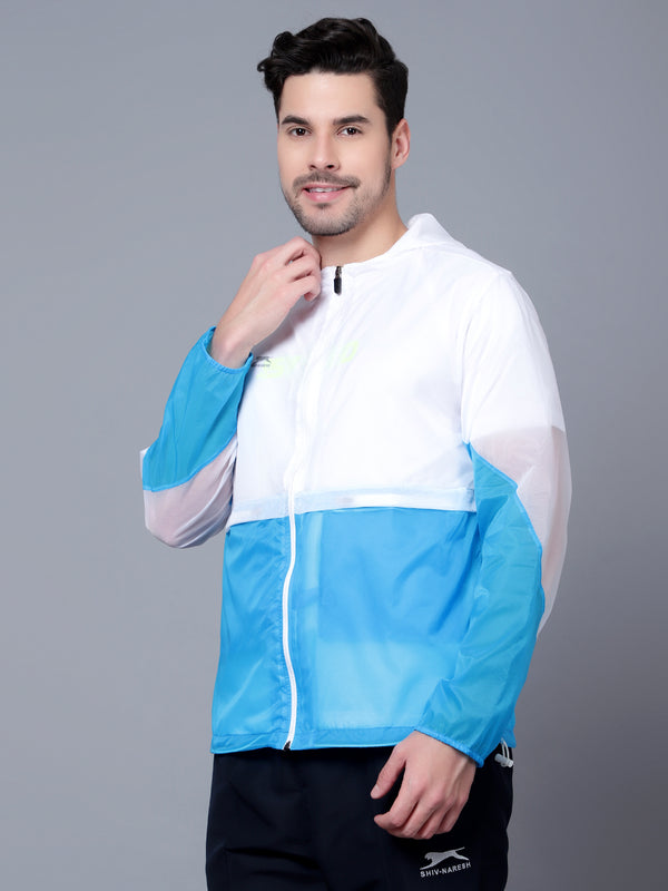 Pocketable colourblock Wind jacket