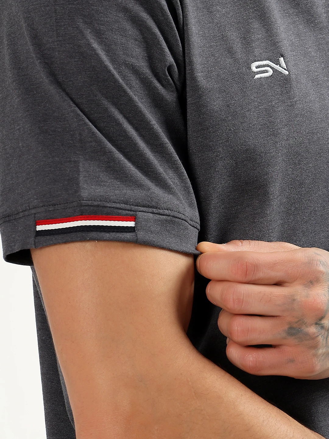 Men's Dark Grey Athleisure Activewear Co Ord Set for Men