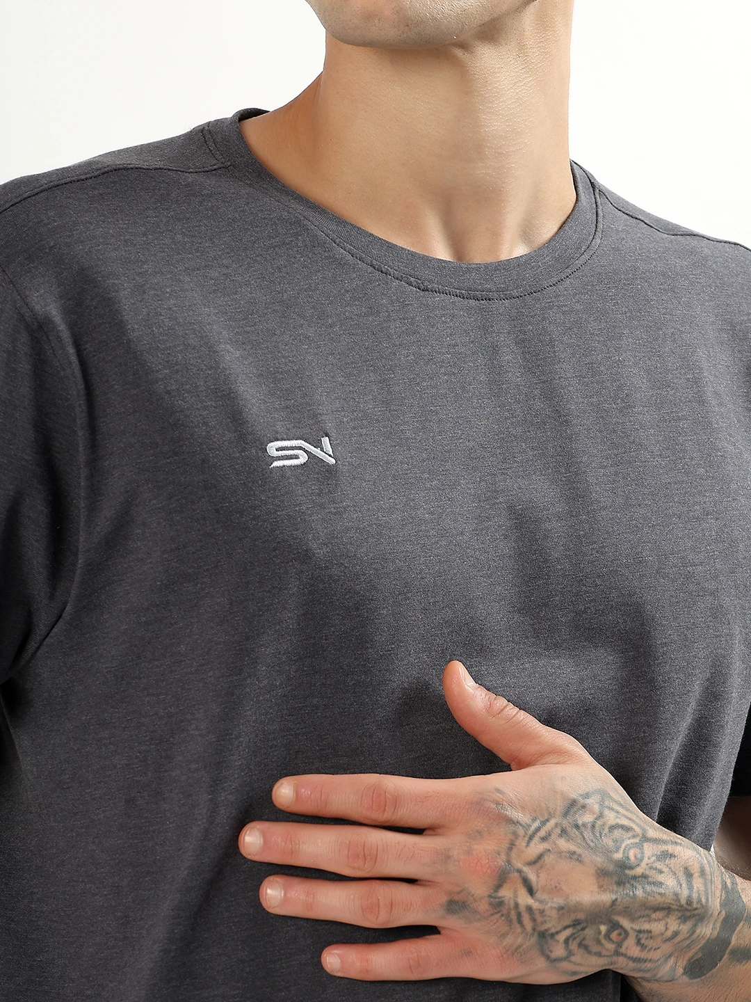 Men's Dark Grey Athleisure Activewear Co Ord Set for Men