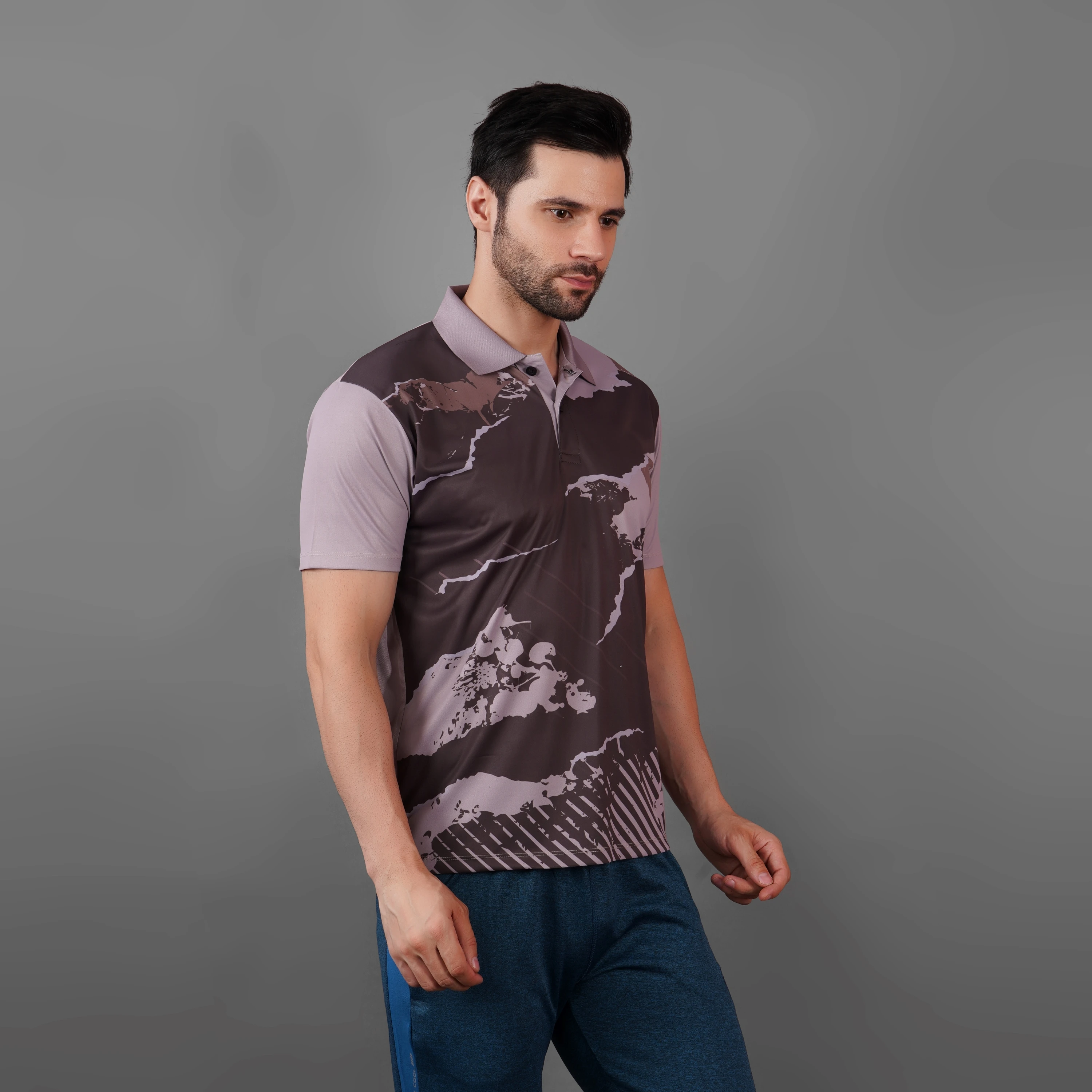 Regular Fit T-Shirt Brown by Shiv Naresh
