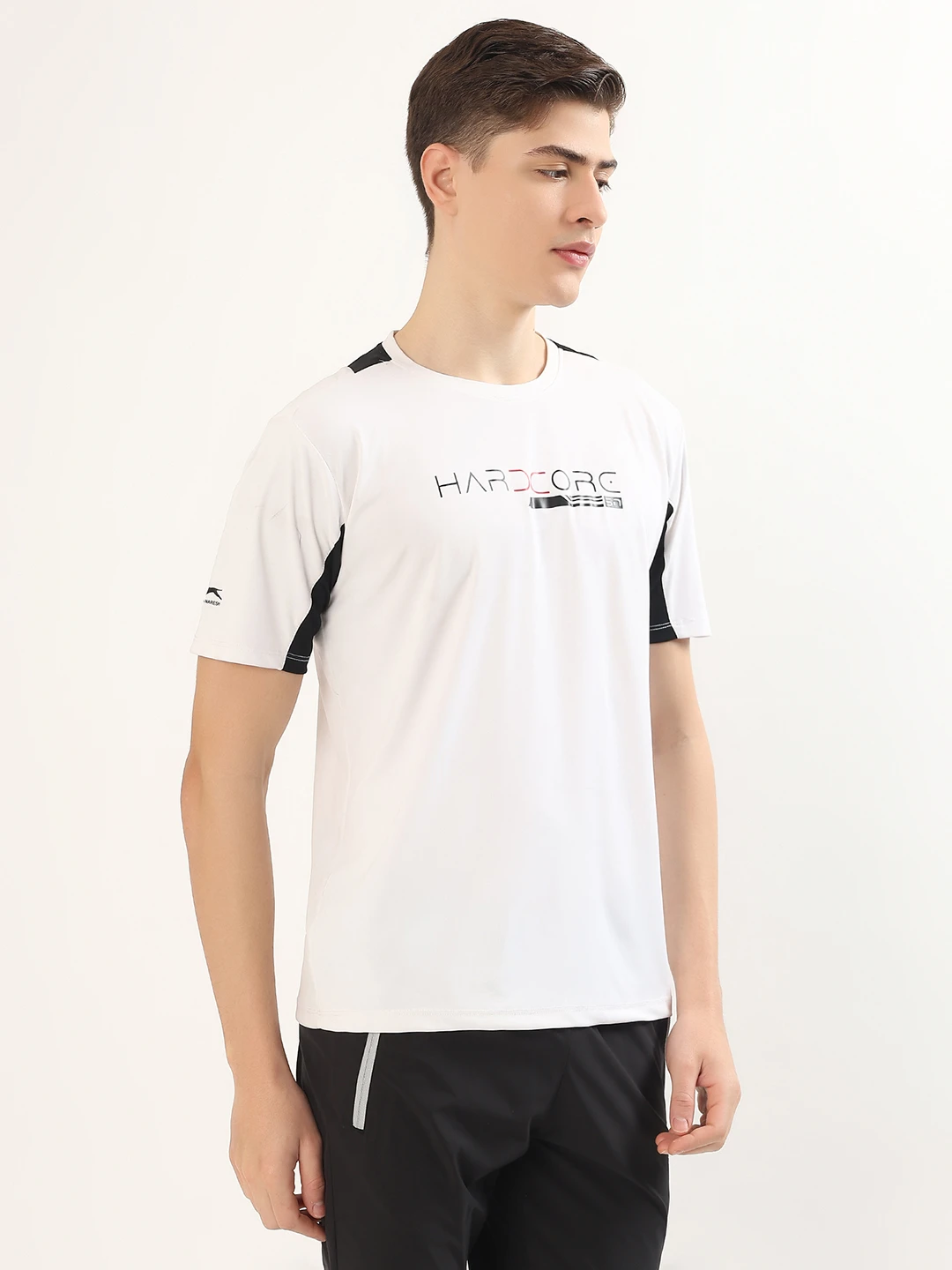 Elite Performance Training Tee White Black by Shiv Naresh