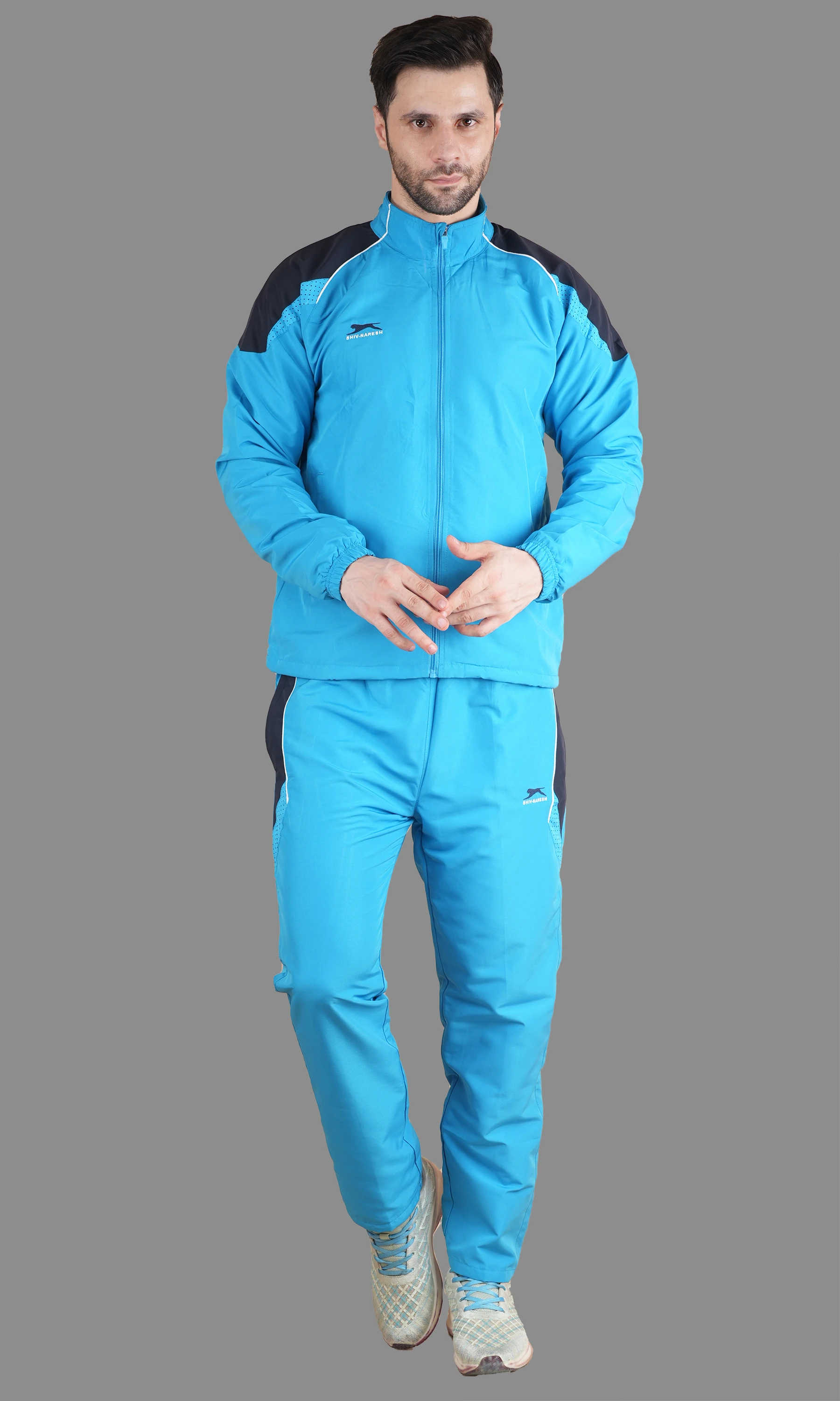 Cyan/Navy/White