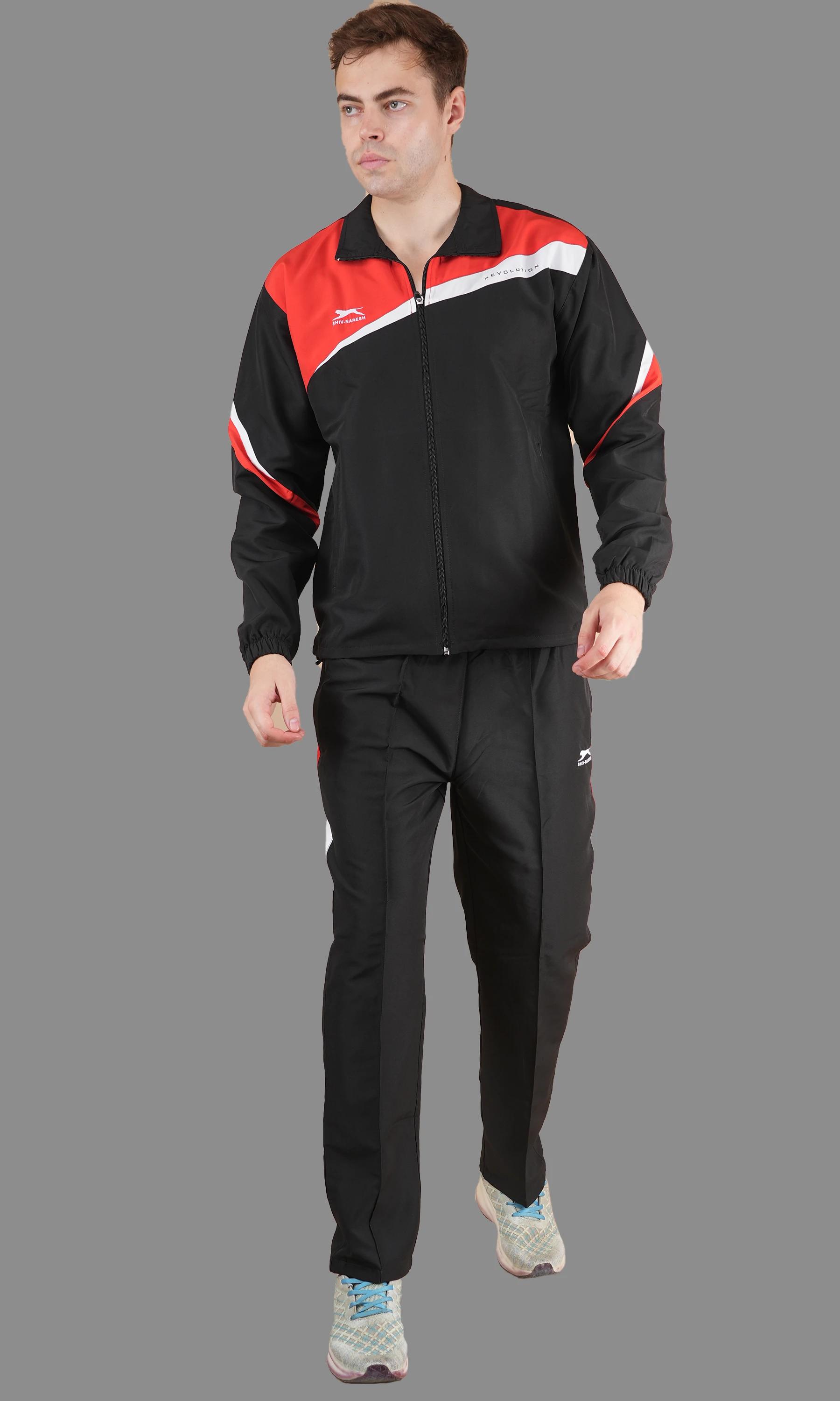 Black/Red/White