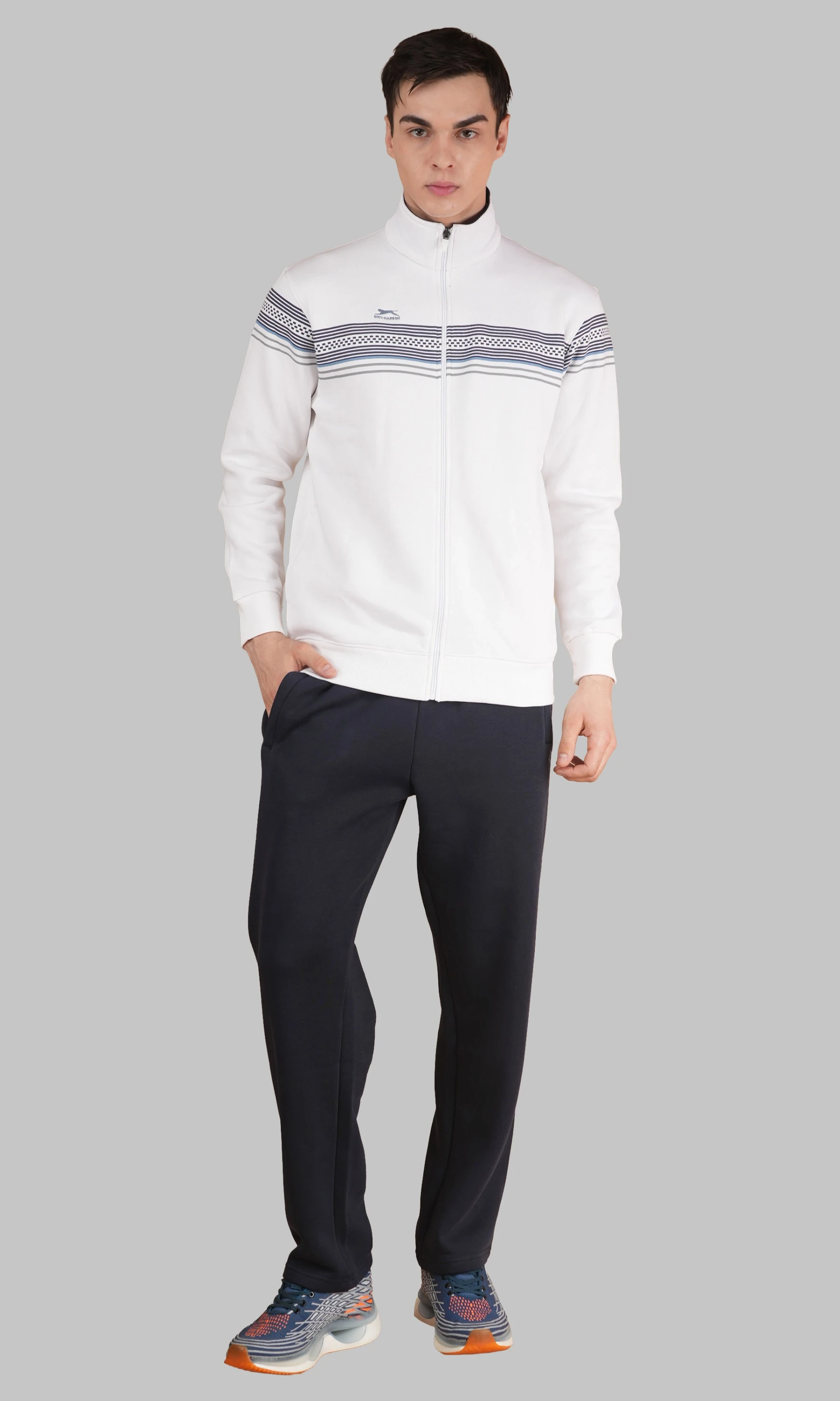 White/Navy