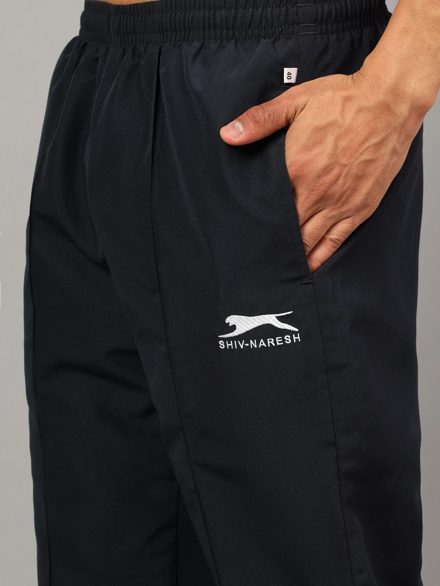 Shiv Naresh Navy Cyan & White Sublimated Fit Brust Tracksuit