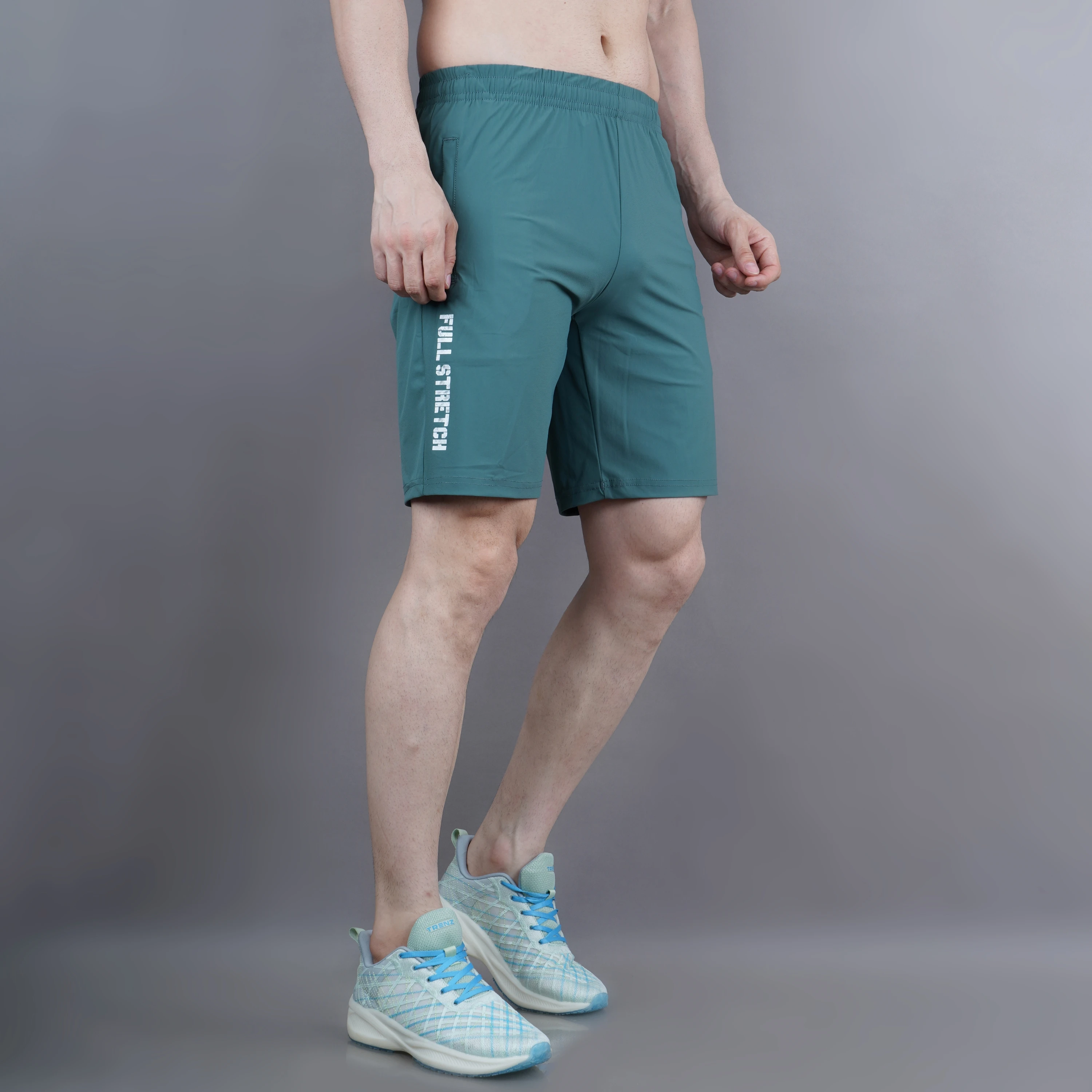Olive Green sports shorts for men