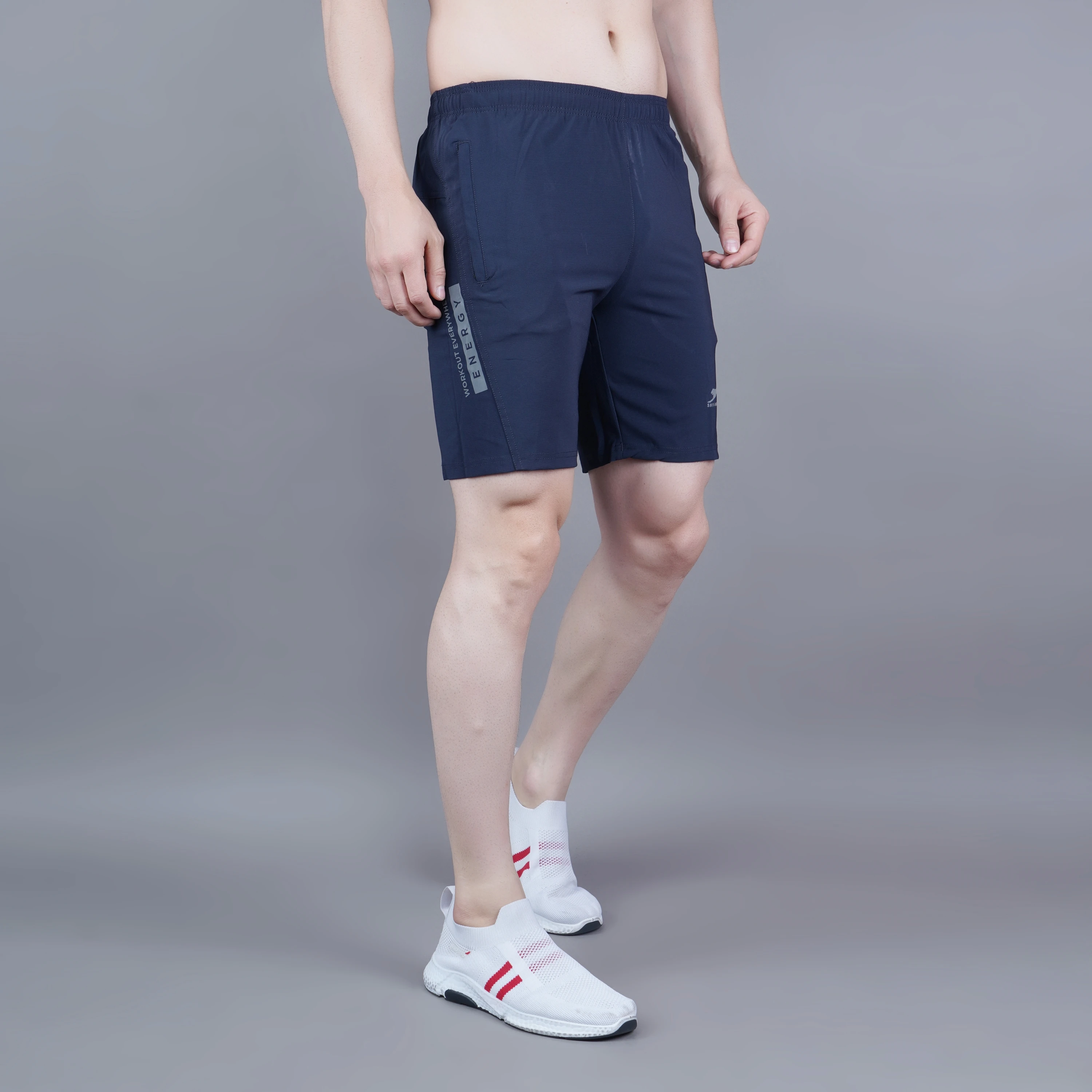 Men's Navy Blue essential training shorts