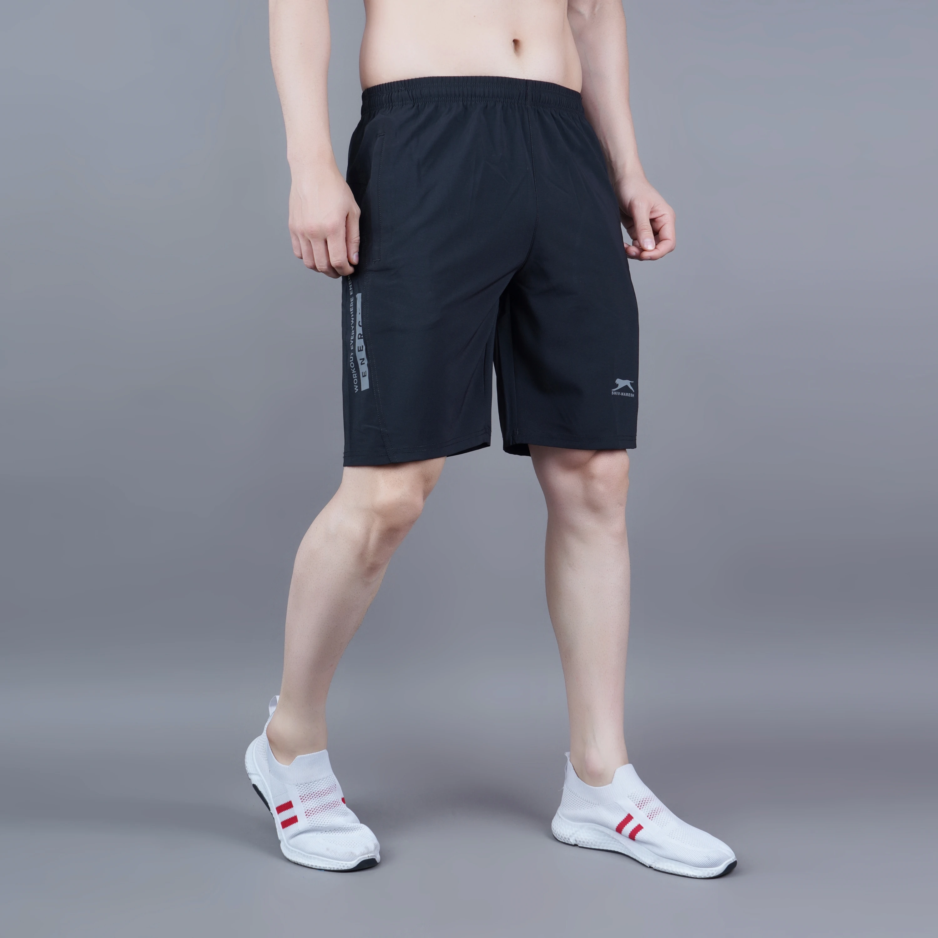 Men's Black essential training shorts