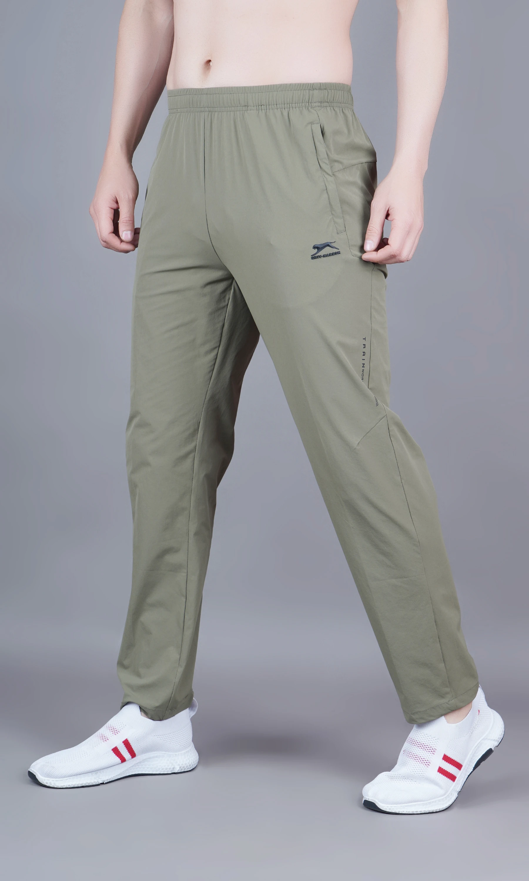 Men's Ultrawave Smart Pants in Olive Green