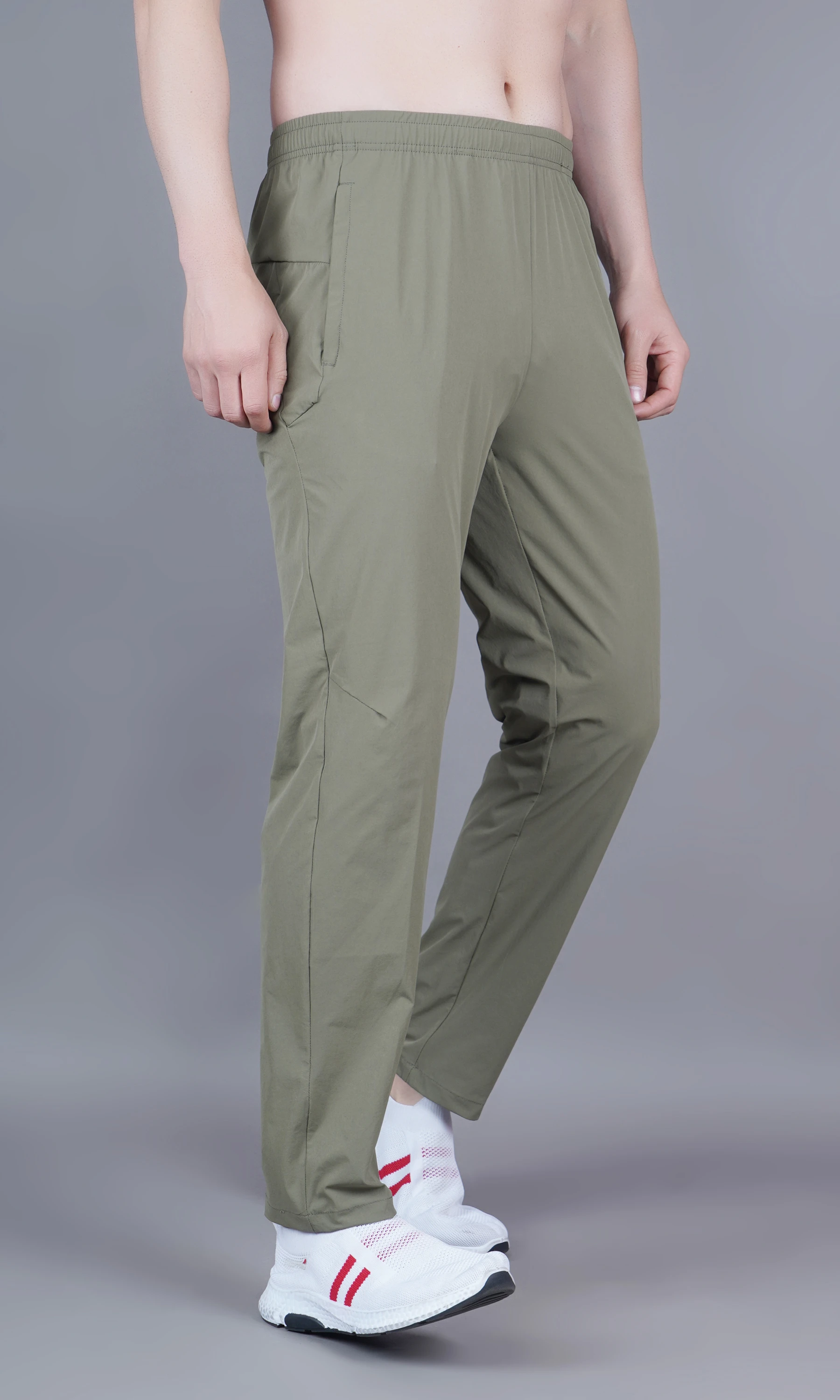 Men's Ultrawave Smart Pants in Olive Green
