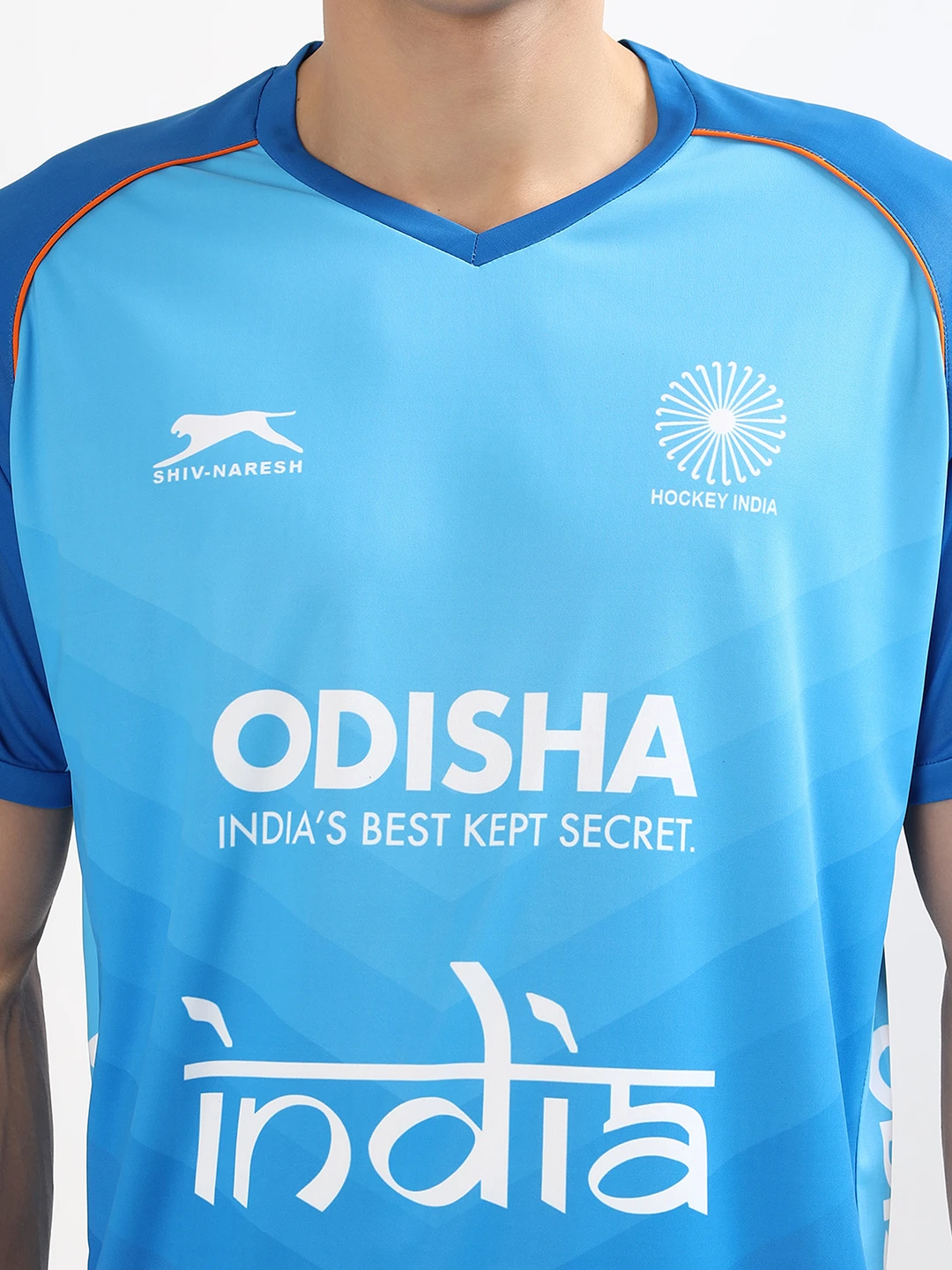 India Hockey Jersey Cyan Blue for men