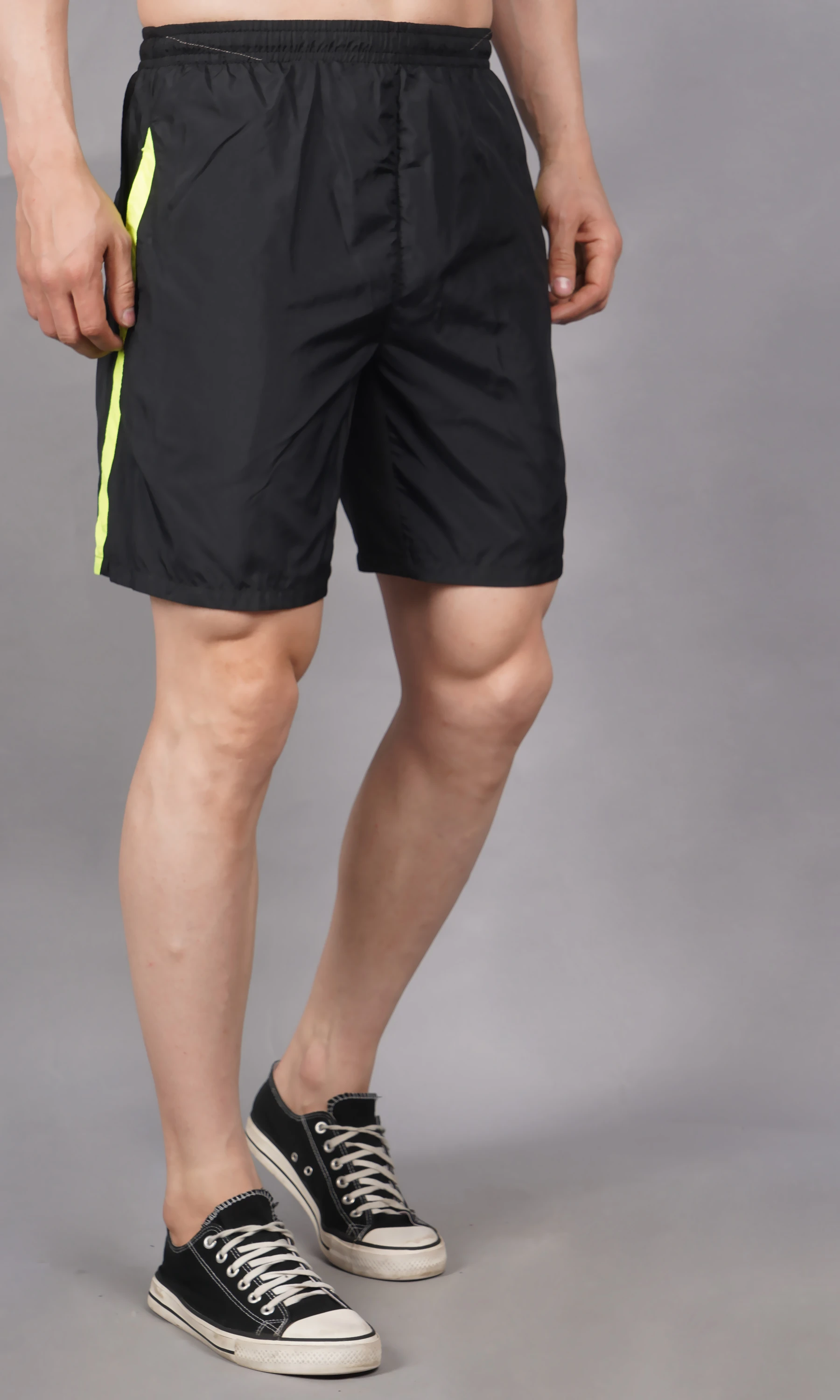 Shivnaresh Black F.scent Active Shorts for Men