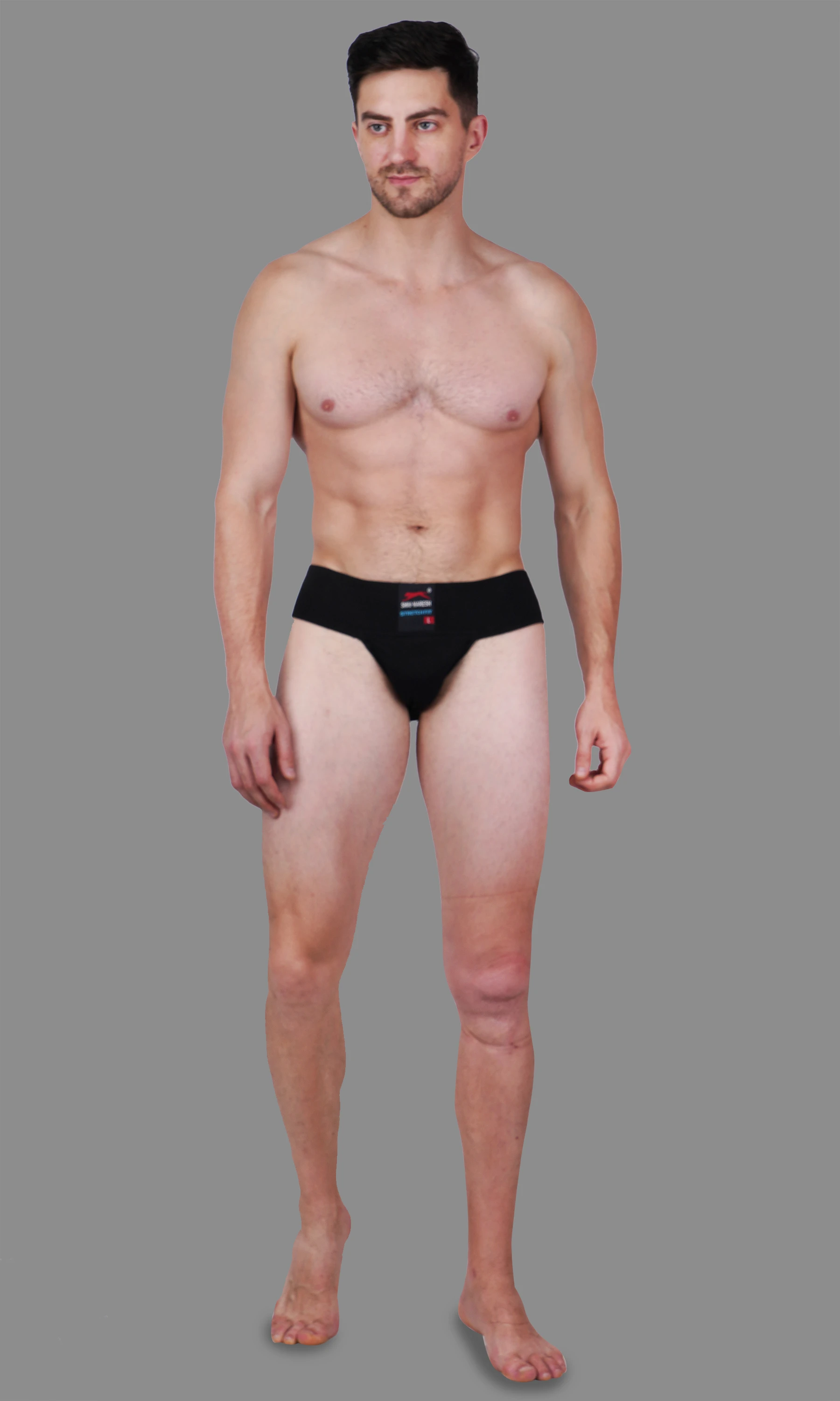 Black Sports Supporter for Men